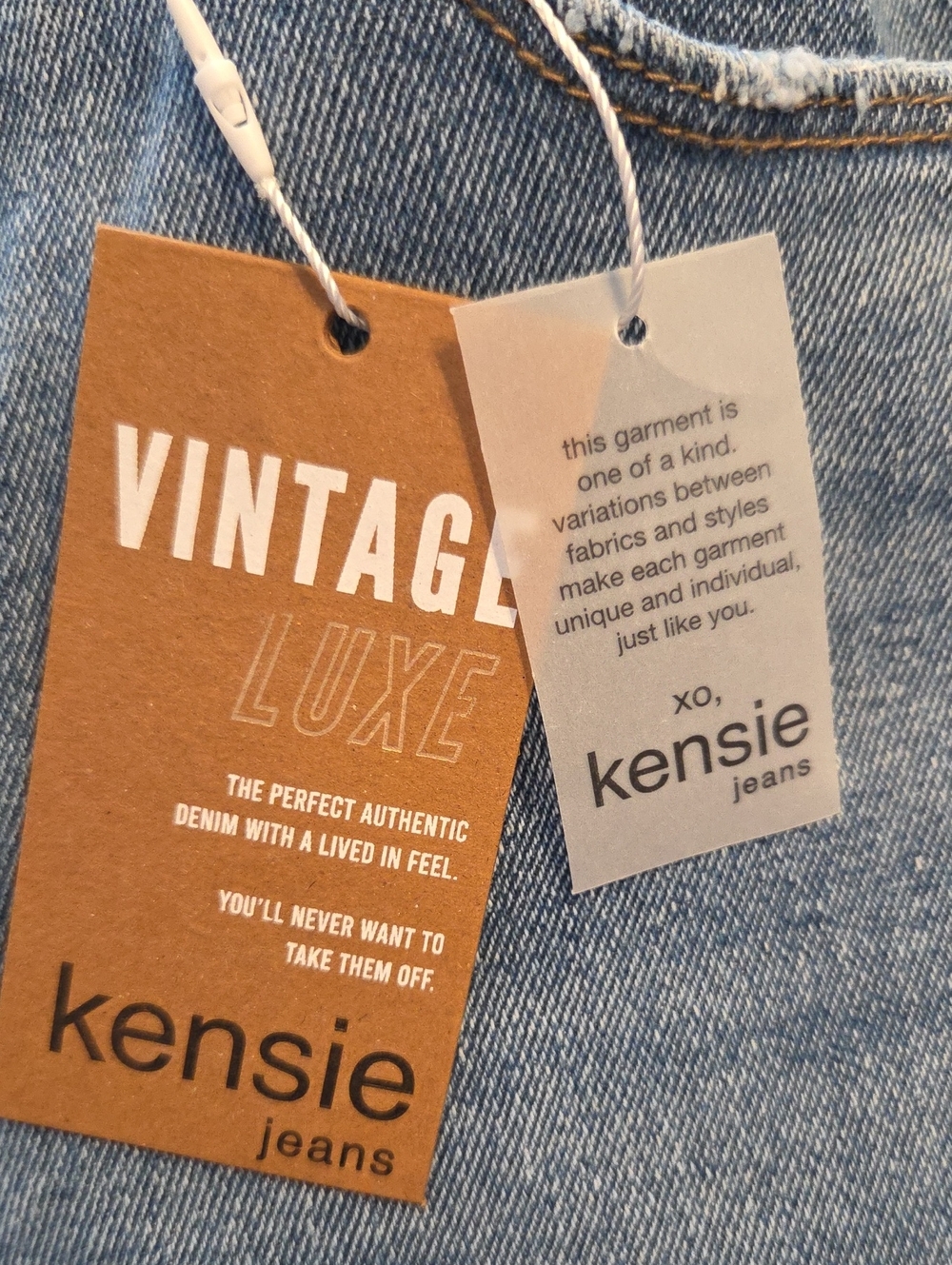 NWT "Kensie" Vintage Luxe The Kaya Wide Leg Jeans Sizes 4/27, 6/28 or 8/29 - Picture 6 of 9